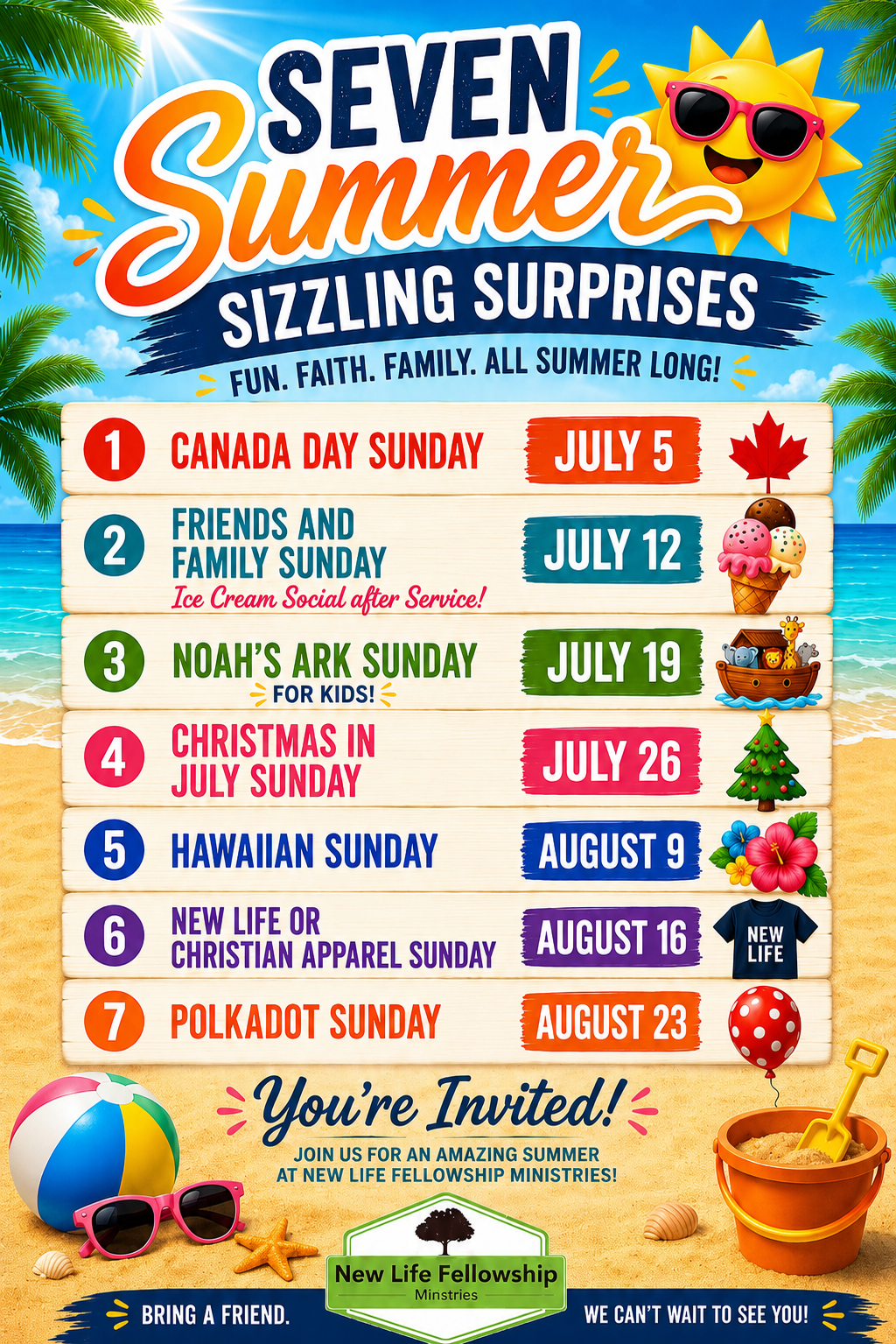 Seven Summer Sizzling Surprises